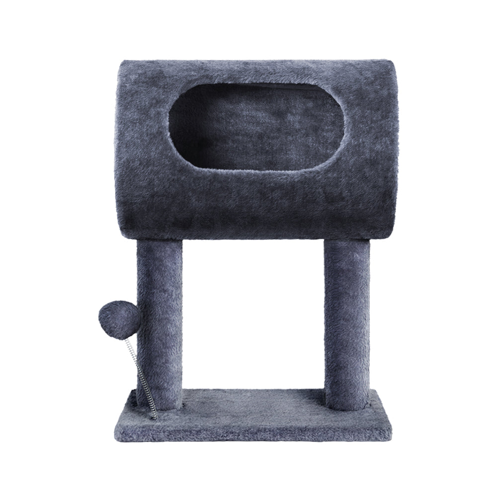 Oolie 53cm Cat Tree Scratching Post Tower Grey
