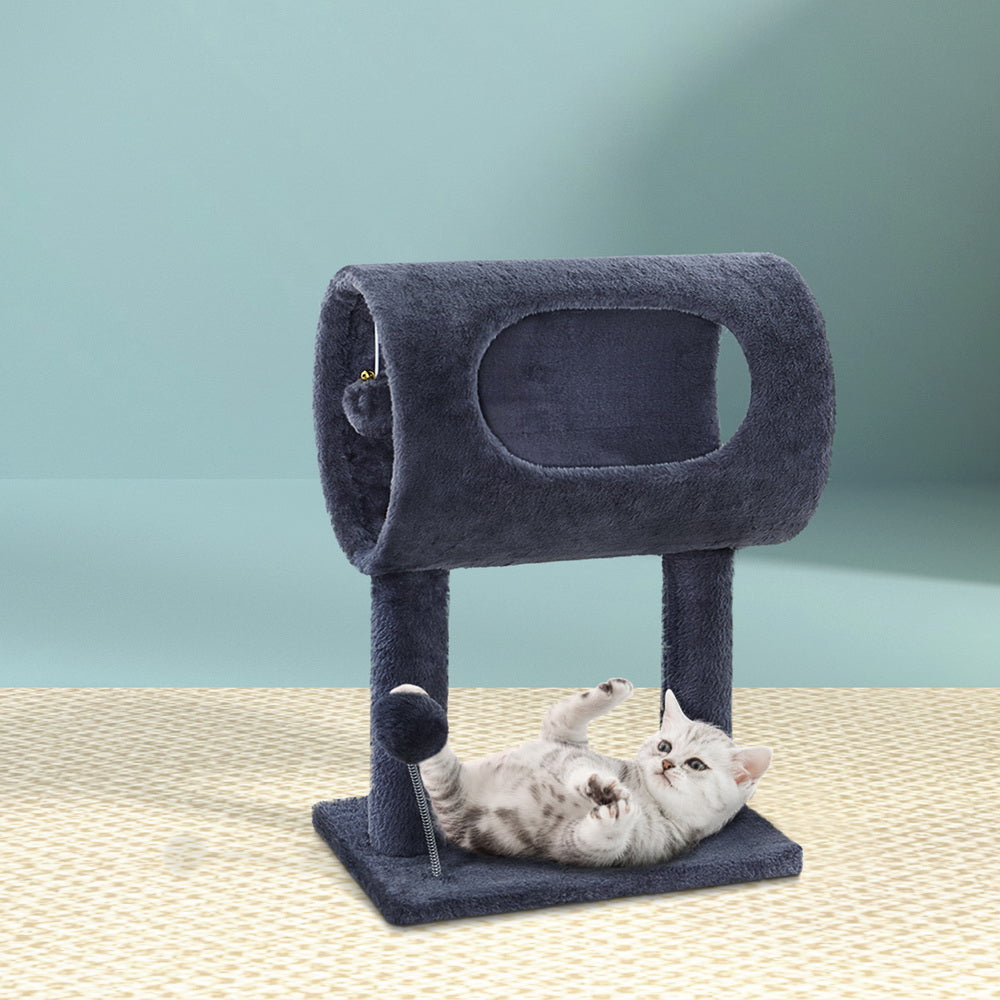 Oolie 53cm Cat Tree Scratching Post Tower Grey