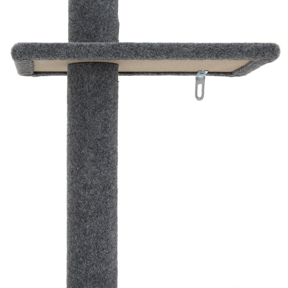 i.Pet 290cm Cat Tree Tower Scratching Post Floor-to-Ceiling Grey