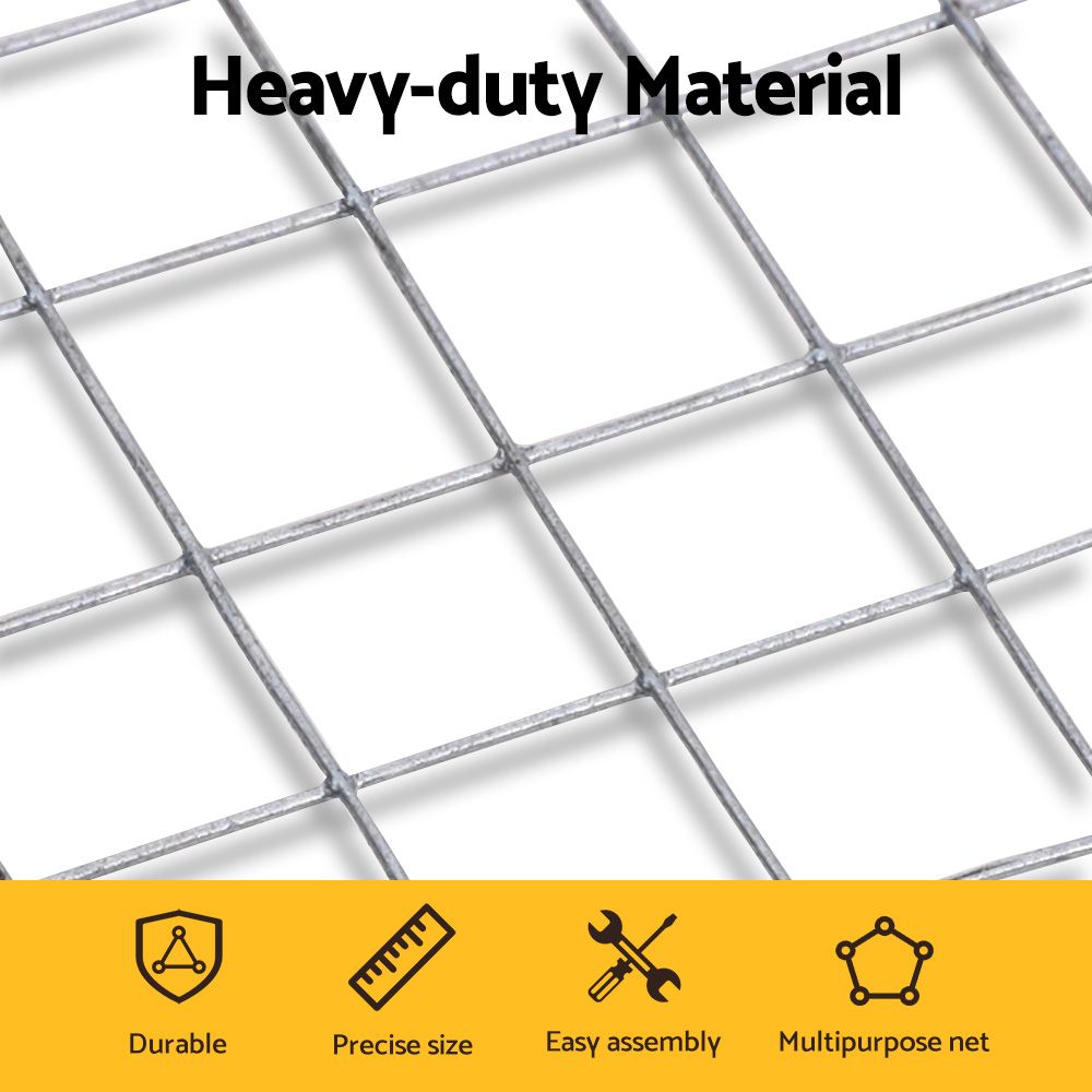 i.Pet Welded Wire Mesh Chicken Fence Roll 25M x 1.2M