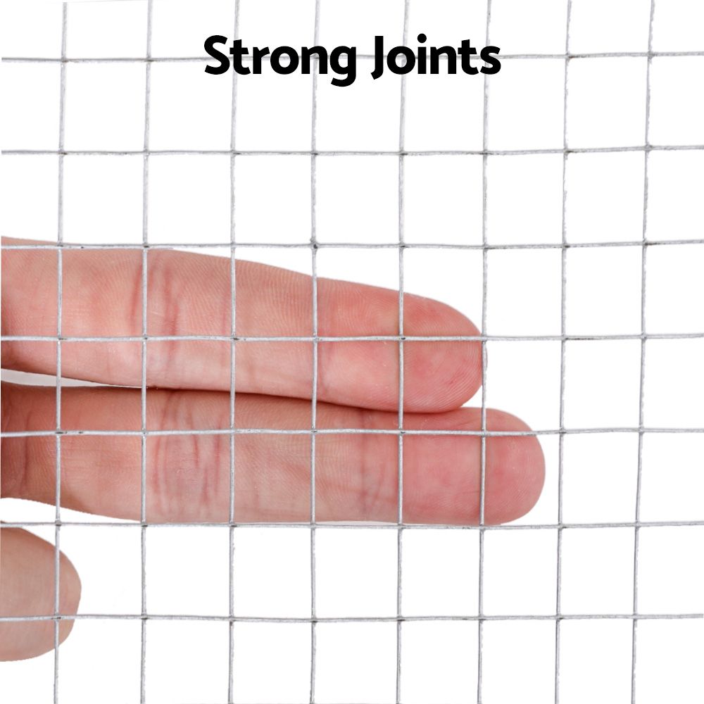 i.Pet Welded Wire Mesh Chicken Fence Roll 25M x 1.2M