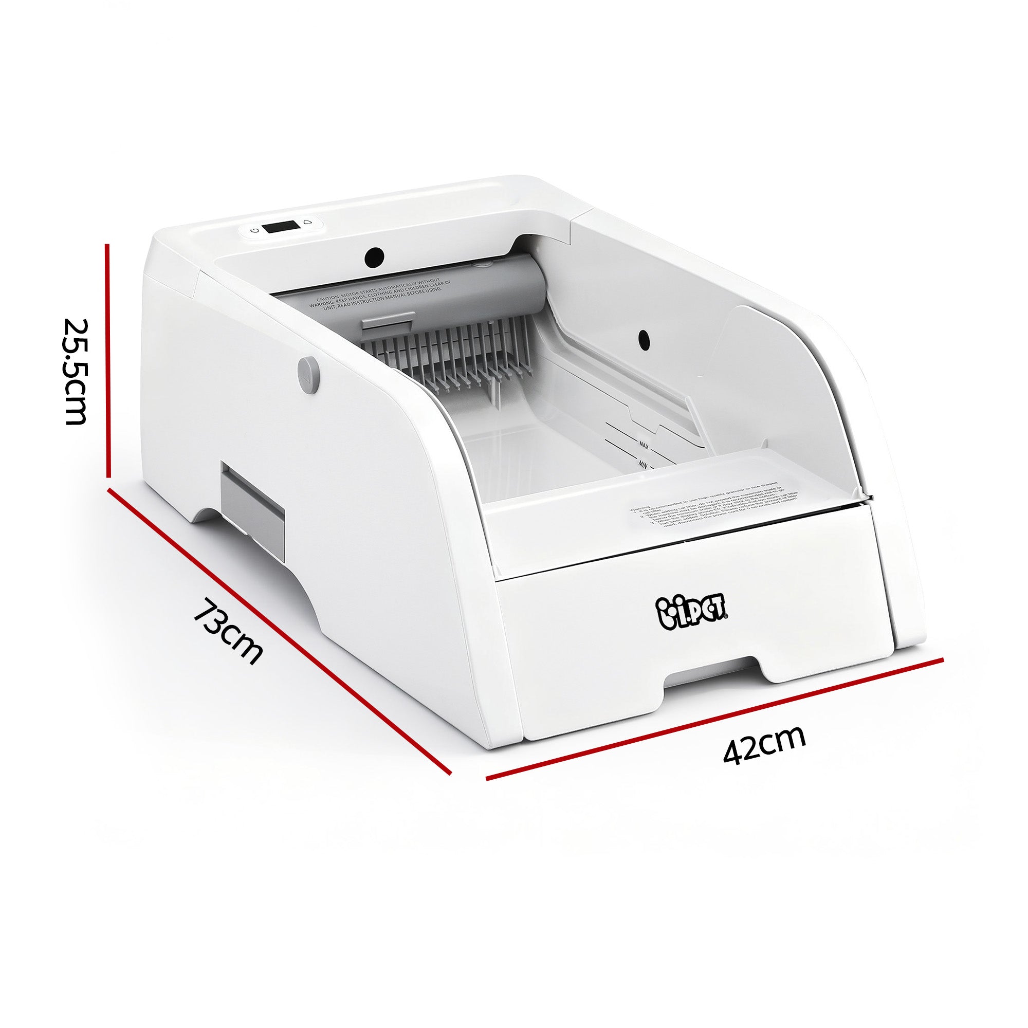 i.pet Automatic Cat Litter Box Self Cleaning Smart Pet Toilet App Control 5L White