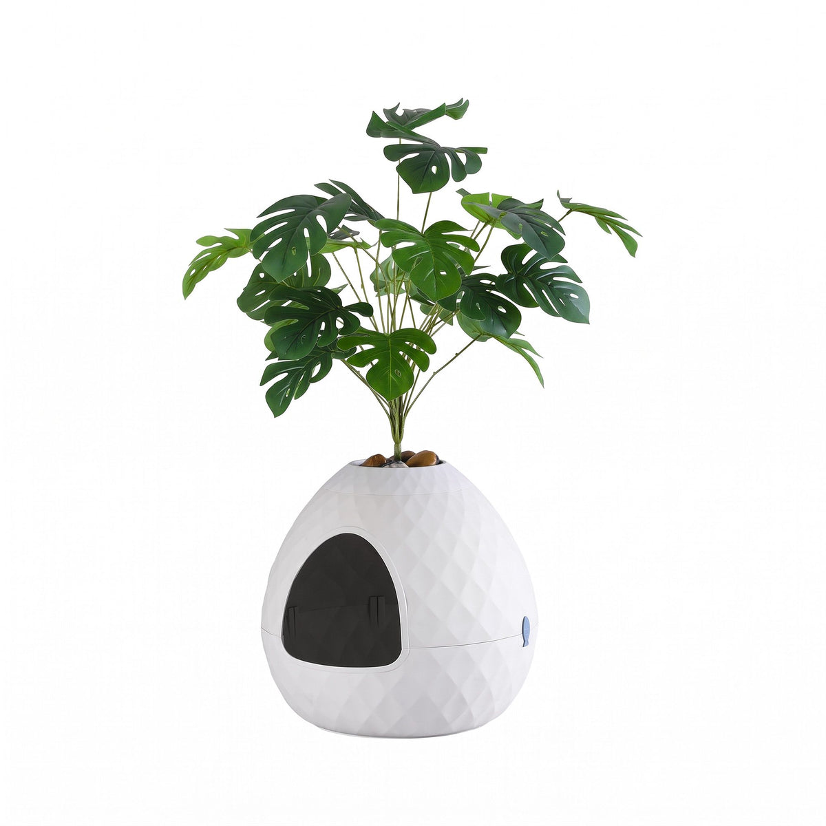 i.Pet Cat Litter Box Enclosure Hidden Litter Tray Planter White