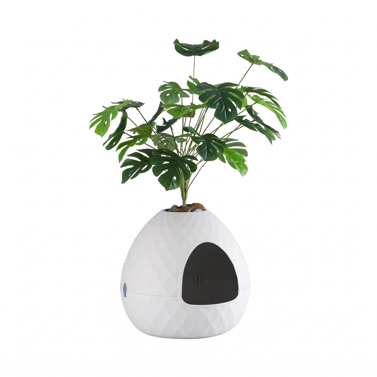 i.Pet Cat Litter Box Enclosure Hidden Litter Tray Planter White