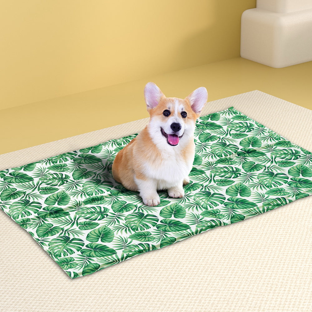 i.Pet Large Pet Cooling Mat Gel Self-Cooling Green