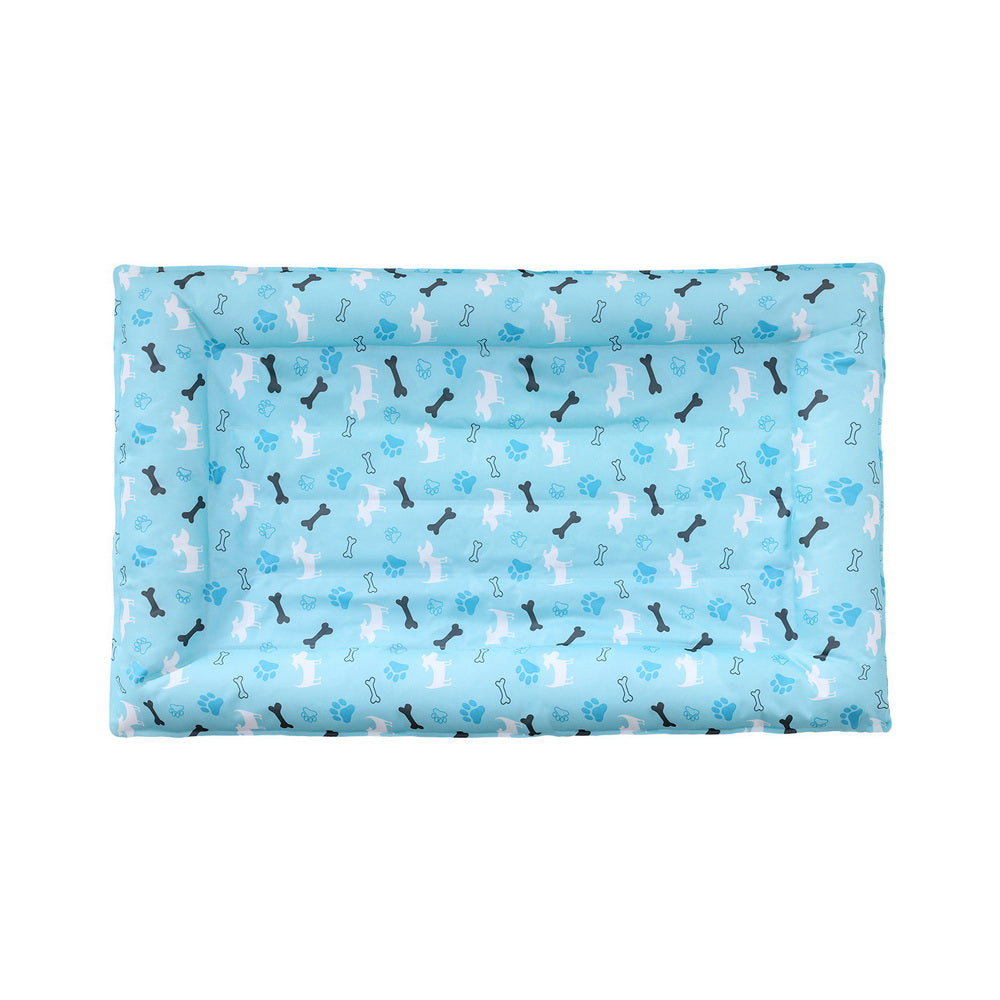 i.Pet Pet Cooling Mat Gel Dog Cat Self-cool Puppy Pad Large Bed Summer Blue