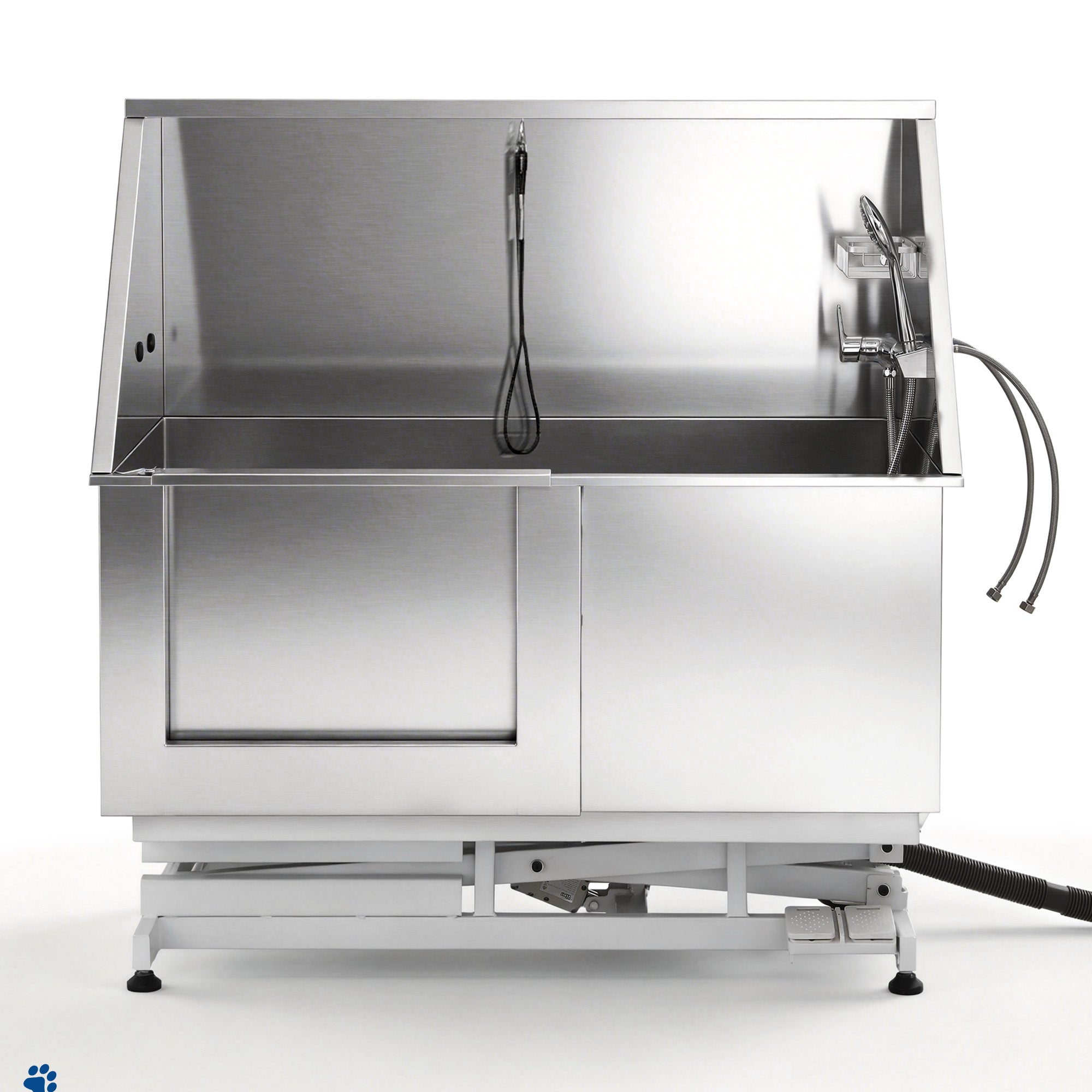 i.Pet Electric Pet Bath Tub Dog Grooming Stainless Steel Wash Station 127cm