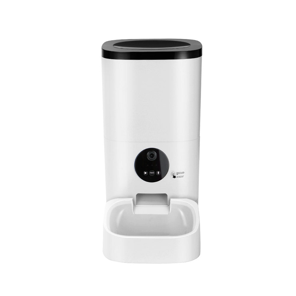 i.Pet 6L Smart Pet Feeder WiFi Camera White