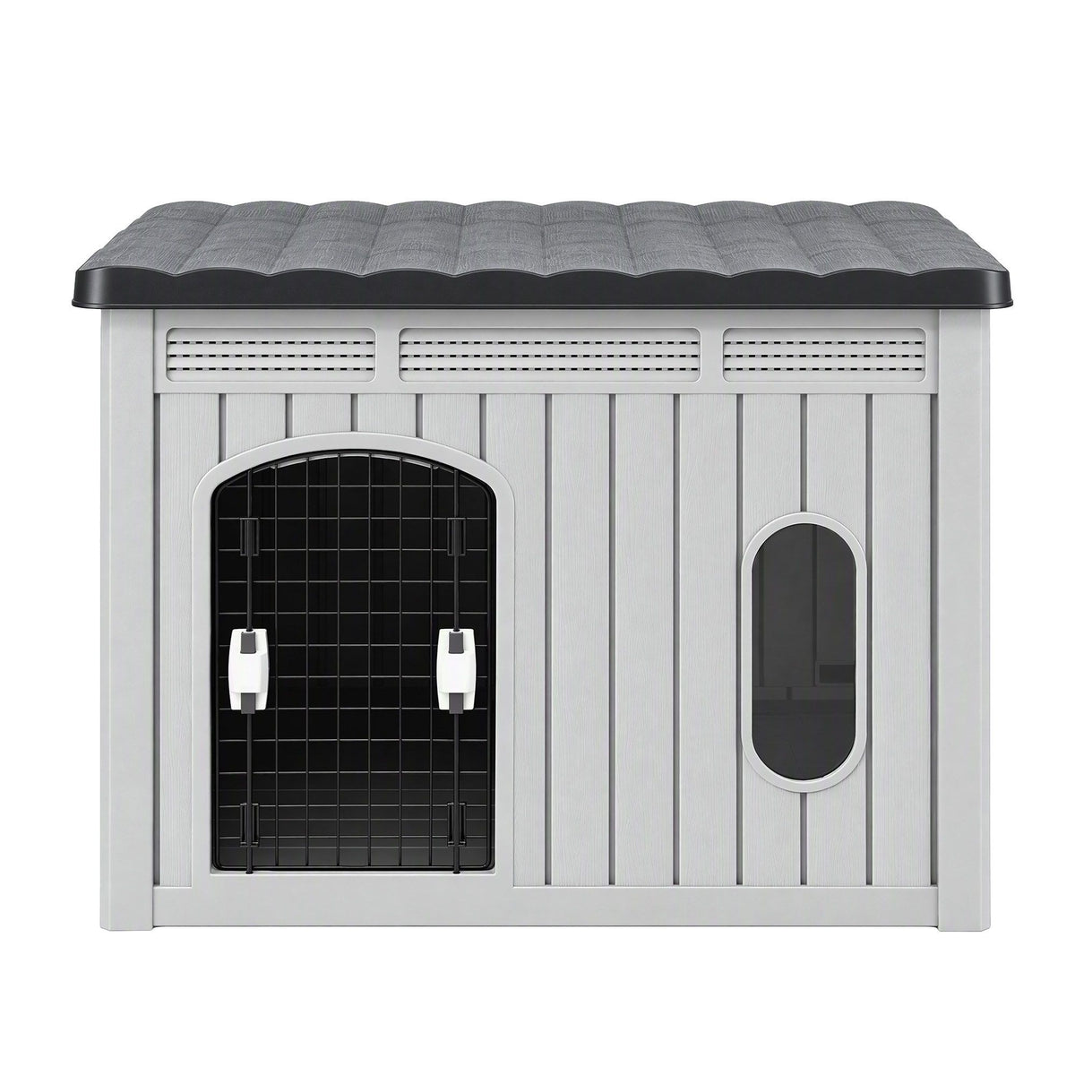 i.Pet Large Dog House Outdoor Pet Kennel 109cm Grey