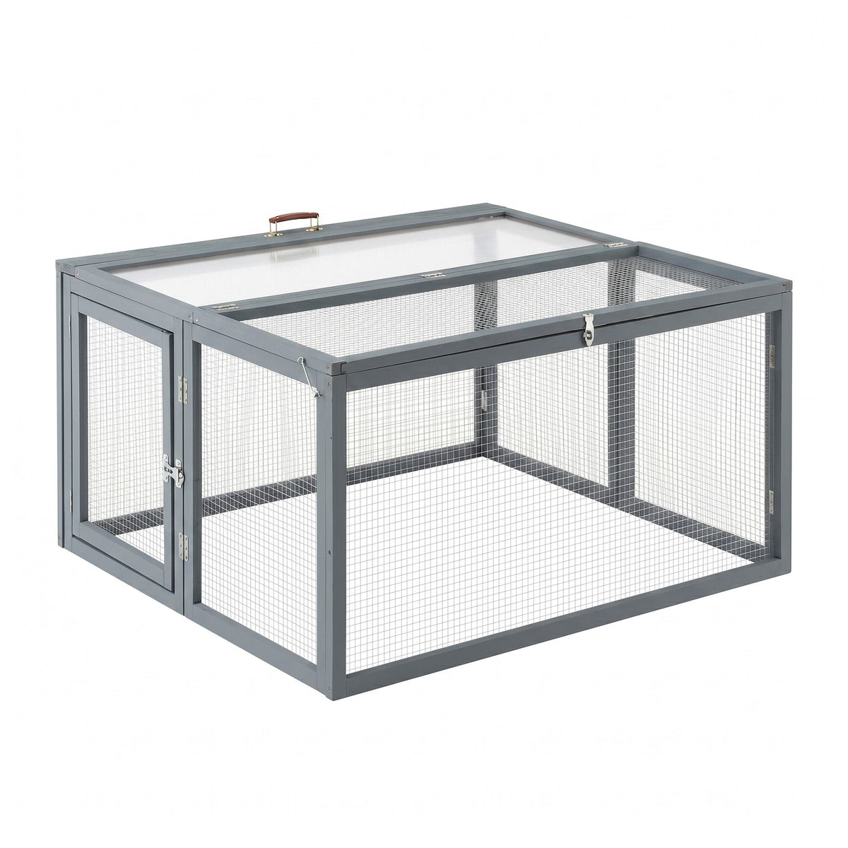 i.Pet Chicken Coop Large Portable Wooden Rabbit Run Hutch 110cm
