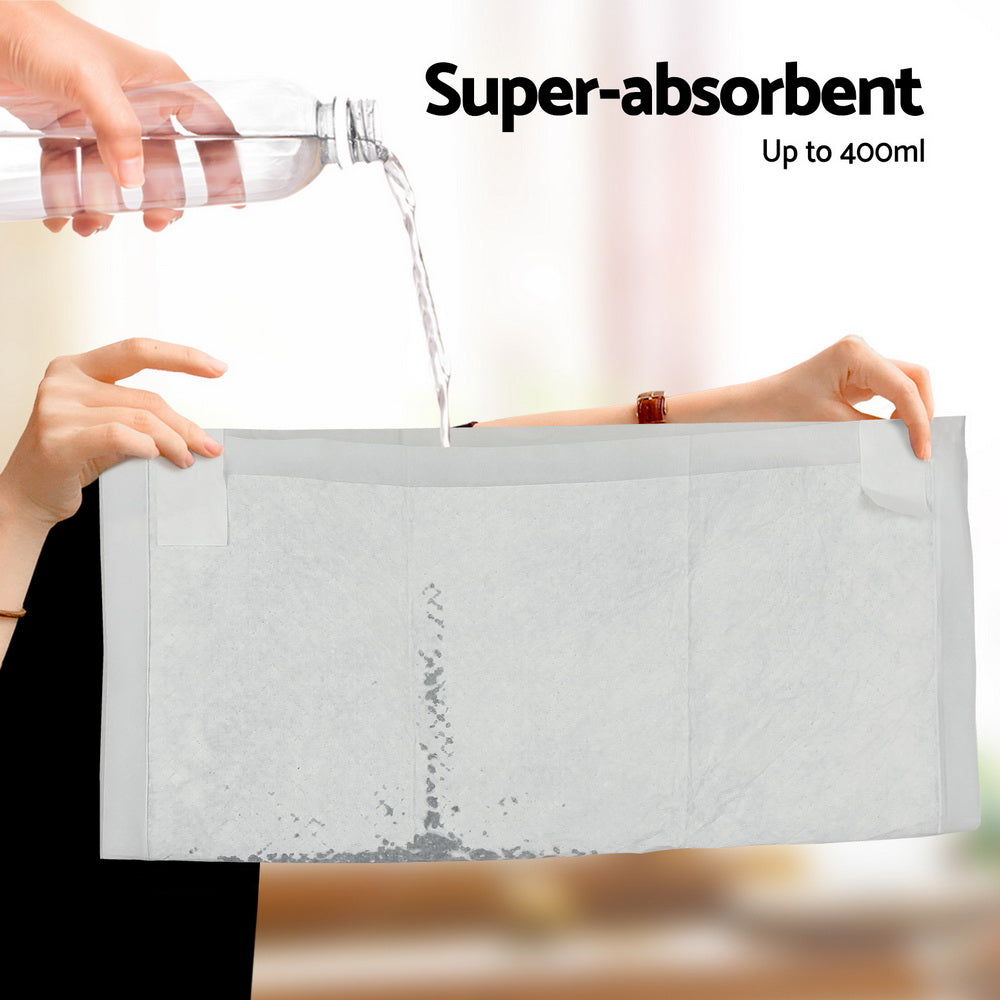 i.Pet 60x60cm Puppy Training Pads 400pcs Super Absorbent Grey
