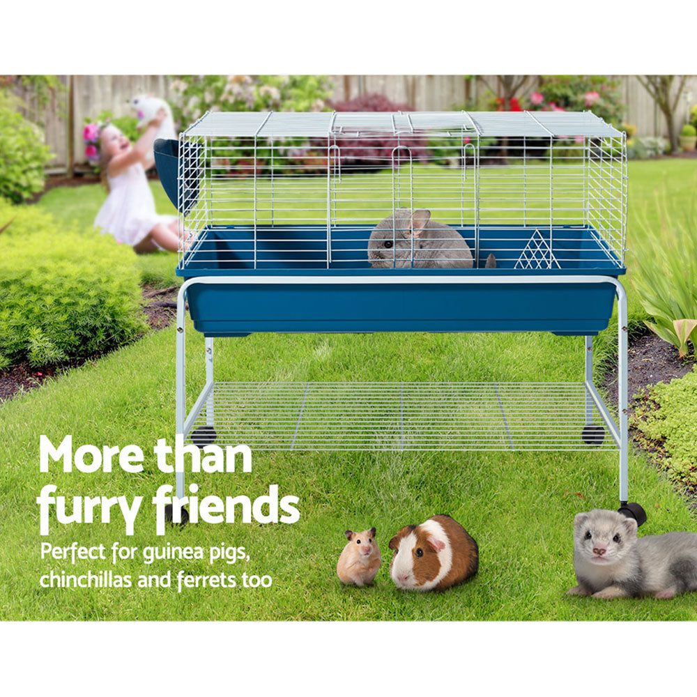 i.Pet 106cm Indoor Rabbit Hutch Enclosure with Stand