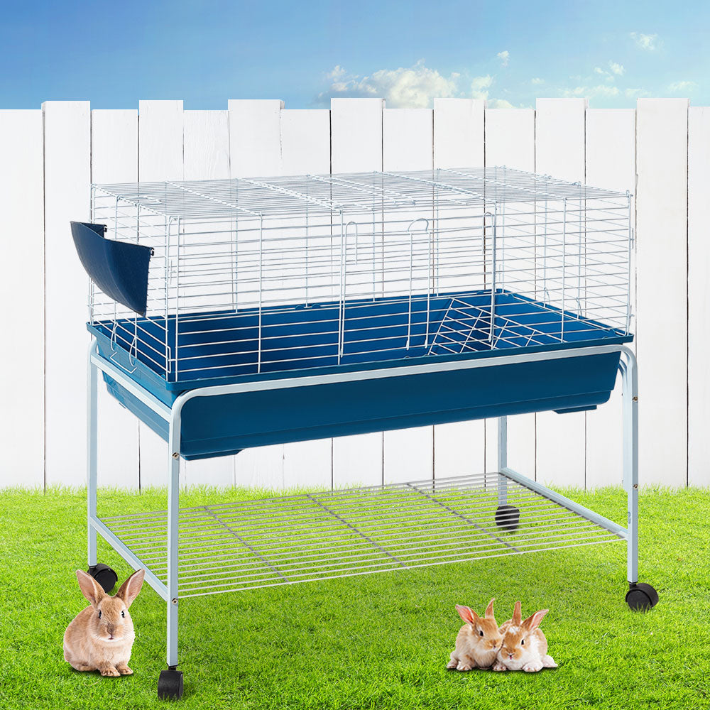 i.Pet 106cm Indoor Rabbit Hutch Enclosure with Stand