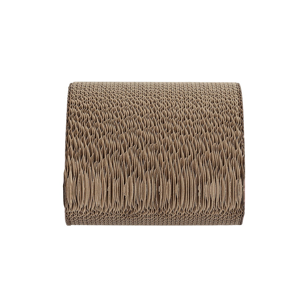 i.Pet Cat Scratching Board Cardboard Curved Brown Pink Catnip