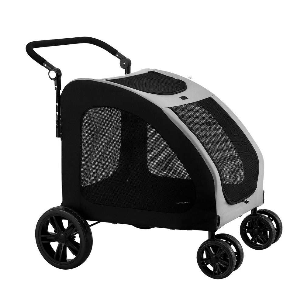 i.Pet Pet Stroller Large Foldable Dog and Cat Pram 4 Wheels