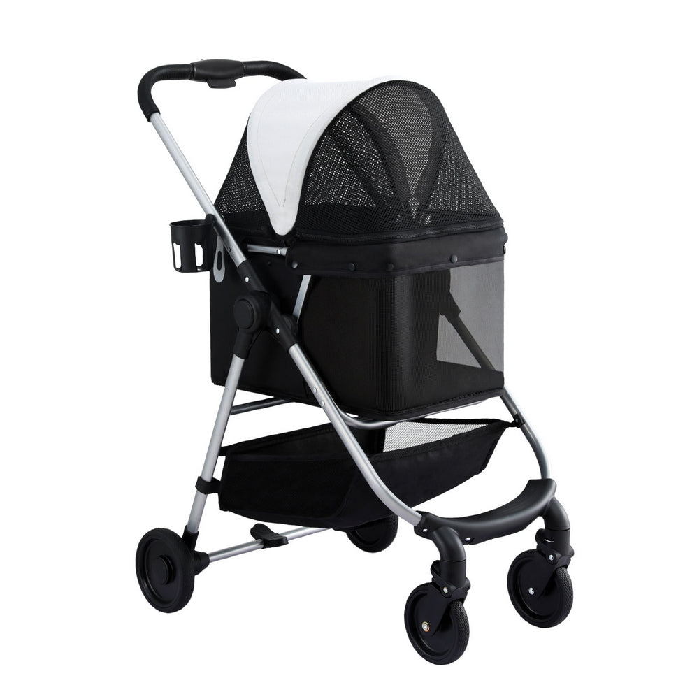 i.Pet Large Pet Stroller Dog Cat Pram Foldable Travel Pushchair