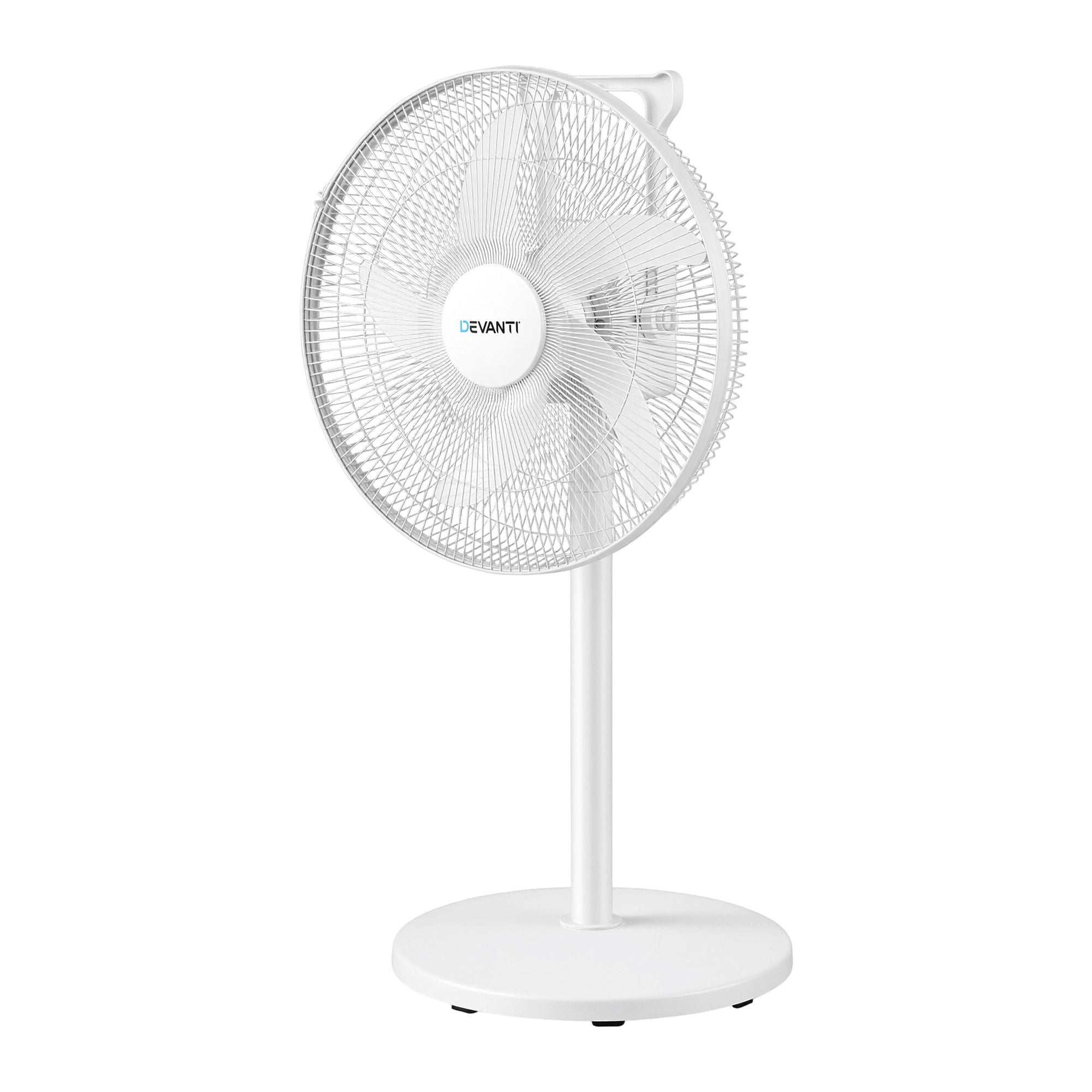 DEVANTI 16" 5-in-1 Rechargeable Fan for Pedestal Table Floor Wall Ceiling