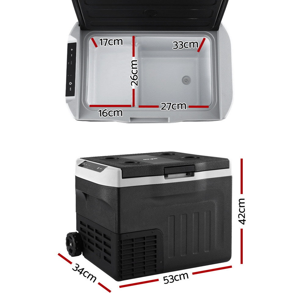 Glacio 30L Portable Fridge Freezer Camping 12V/24V/240V