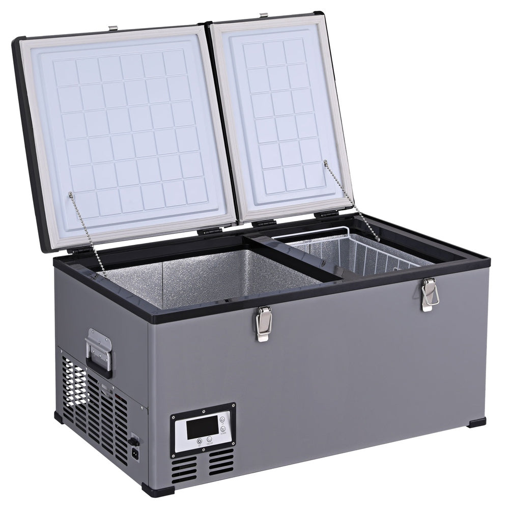 Glacio 80L Portable Camping Fridge Freezer 12V/24V/240V