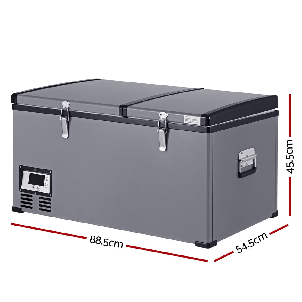 Glacio 80L Portable Camping Fridge Freezer 12V/24V/240V