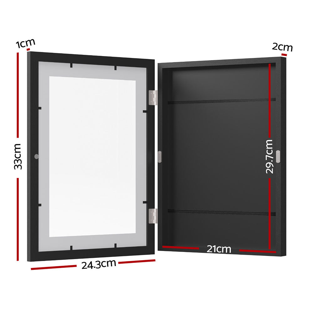 Artiss A4 Photo Frame Set 3-Piece Black