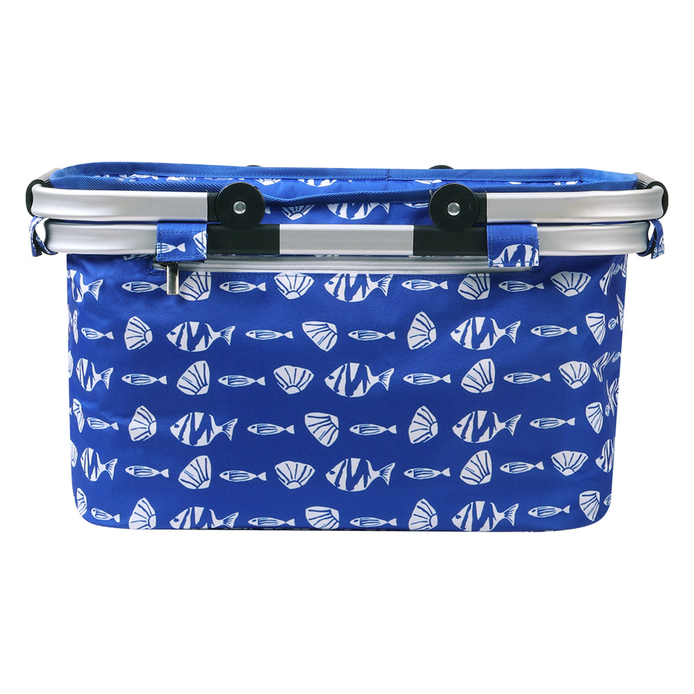 Alfresco Insulated Picnic Basket Folding Hamper