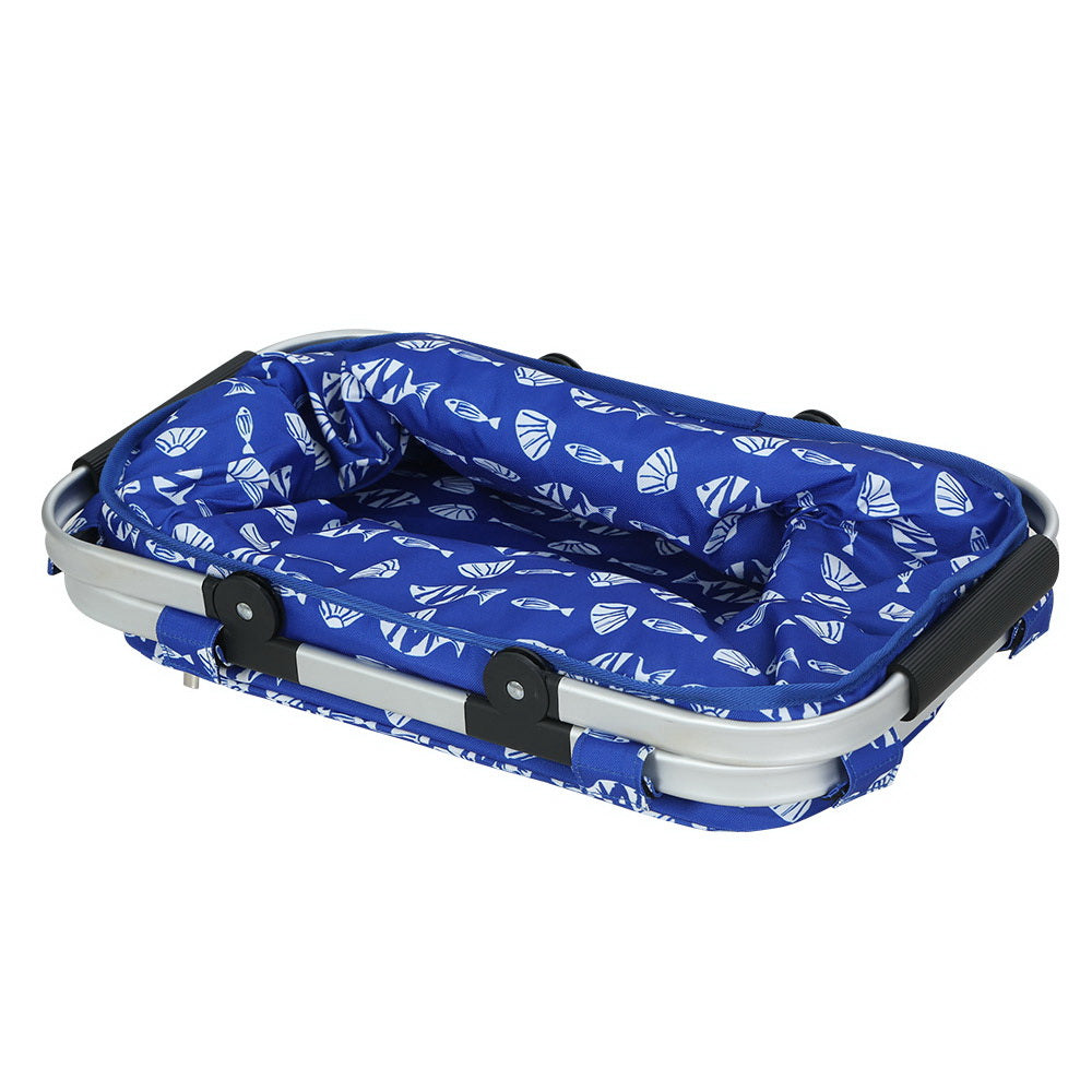 Alfresco Insulated Picnic Basket Folding Hamper