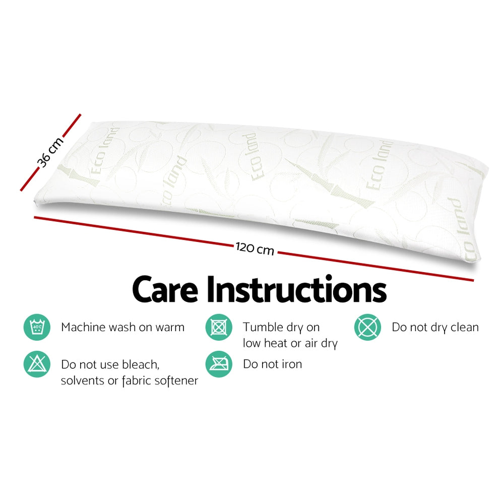 Giselle Bamboo Body Support Pillow Memory Foam
