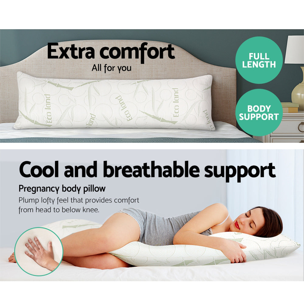 Giselle Bamboo Body Support Pillow Memory Foam