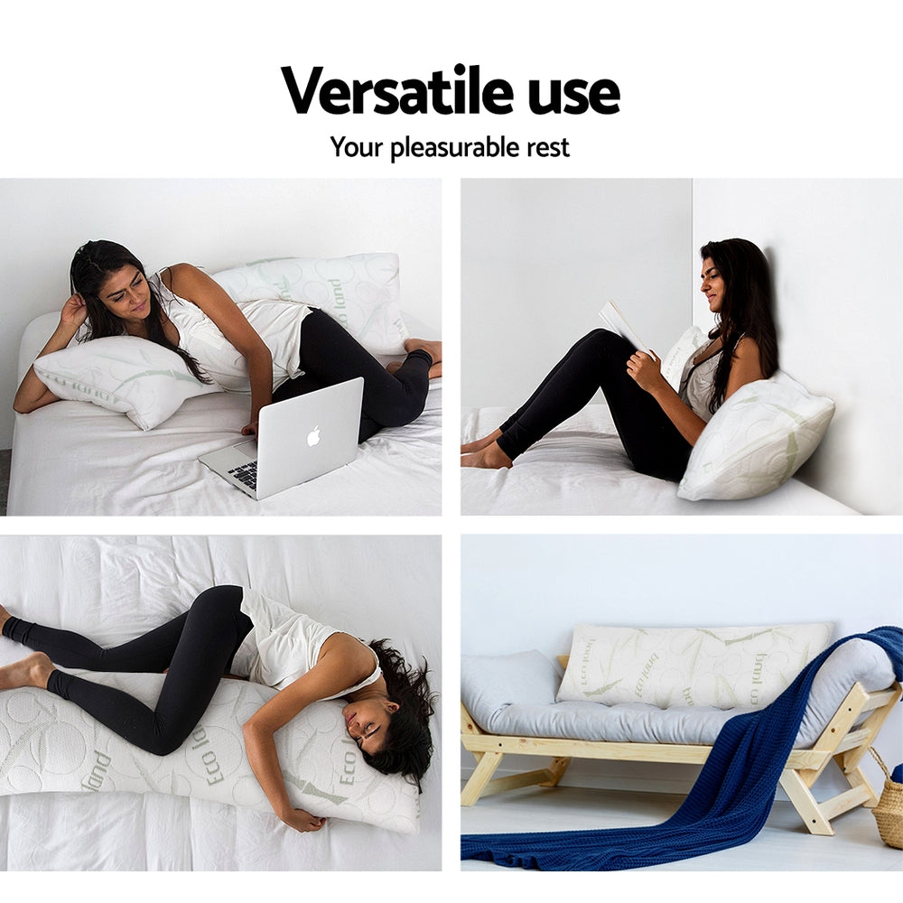 Giselle Bamboo Body Support Pillow Memory Foam