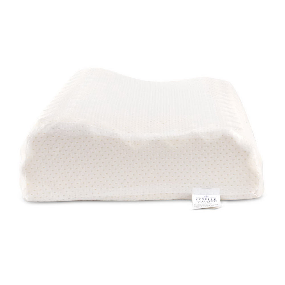 Giselle Twin Pack Natural Latex Pillows Anti-Bacterial