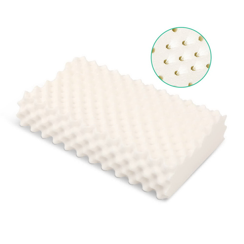 Giselle Twin Pack Natural Latex Pillows Anti-Bacterial