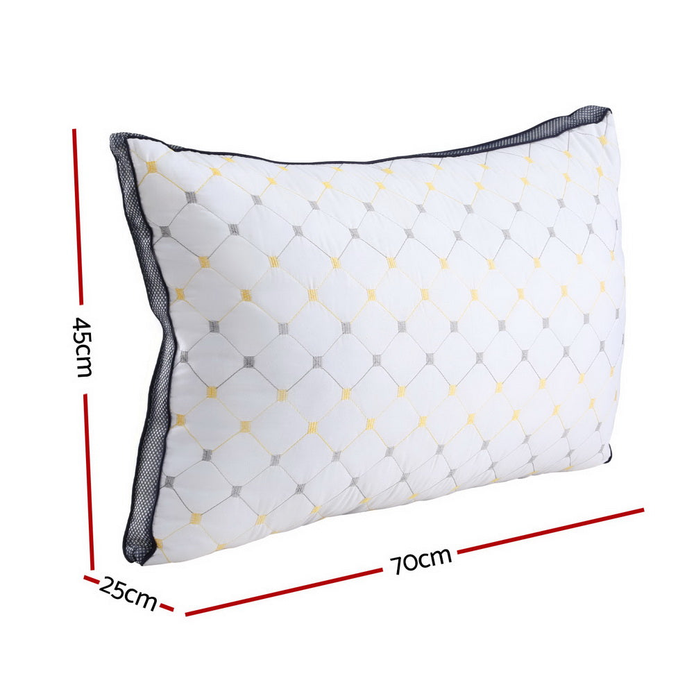 Giselle 4-Pack Microfibre Pillows White