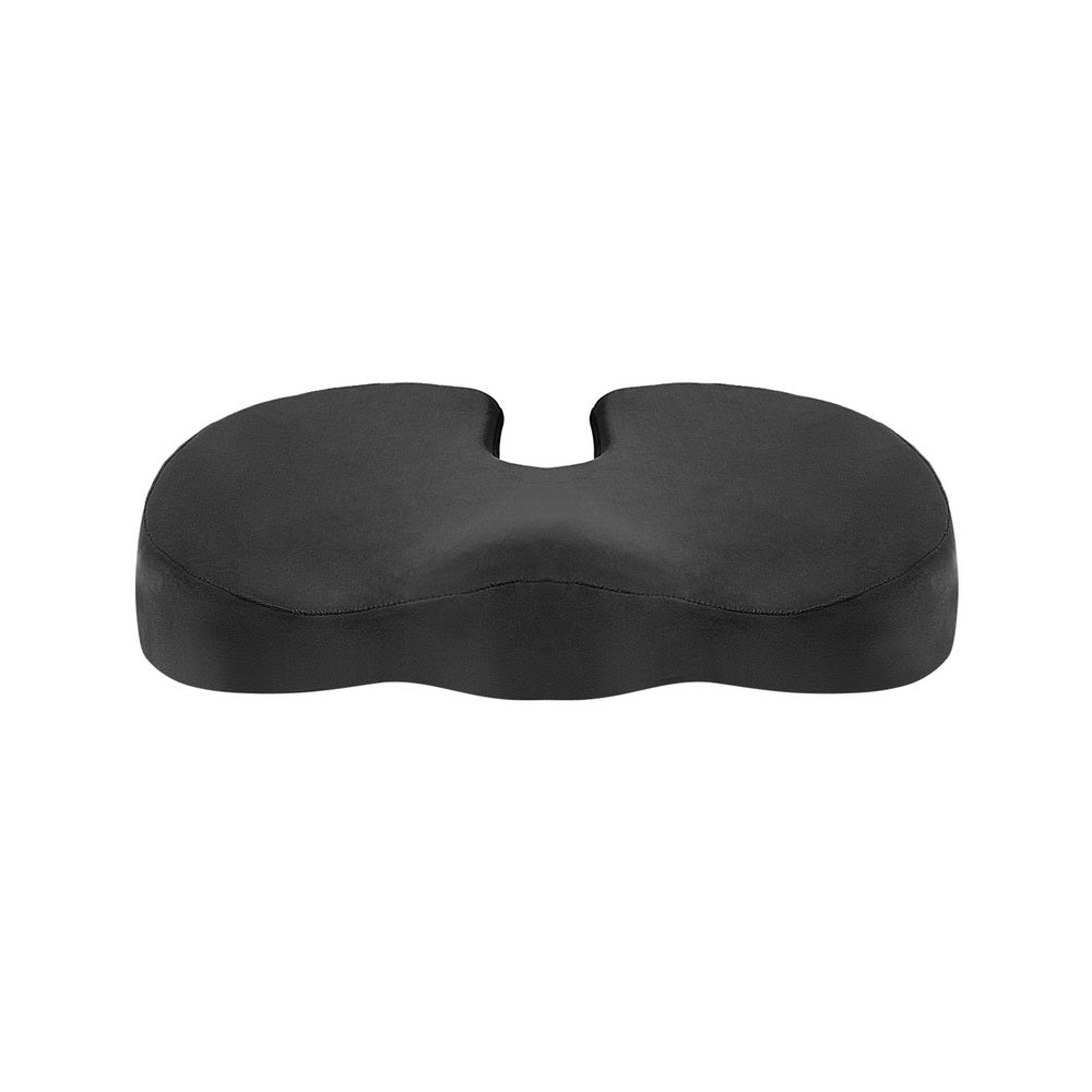Giselle Memory Foam Seat Cushion Back Pain Relief Black