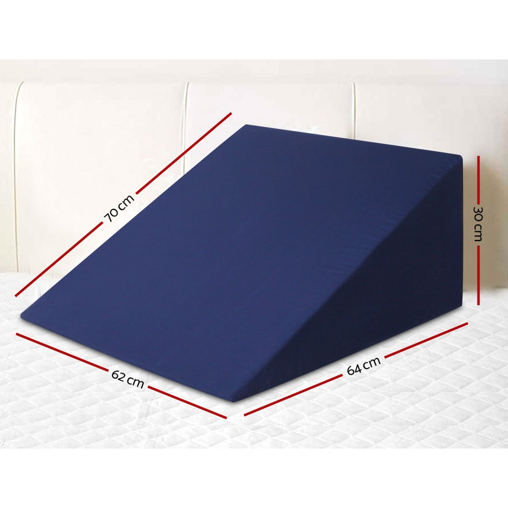 Giselle Bedding Wedge Support Pillow Blue