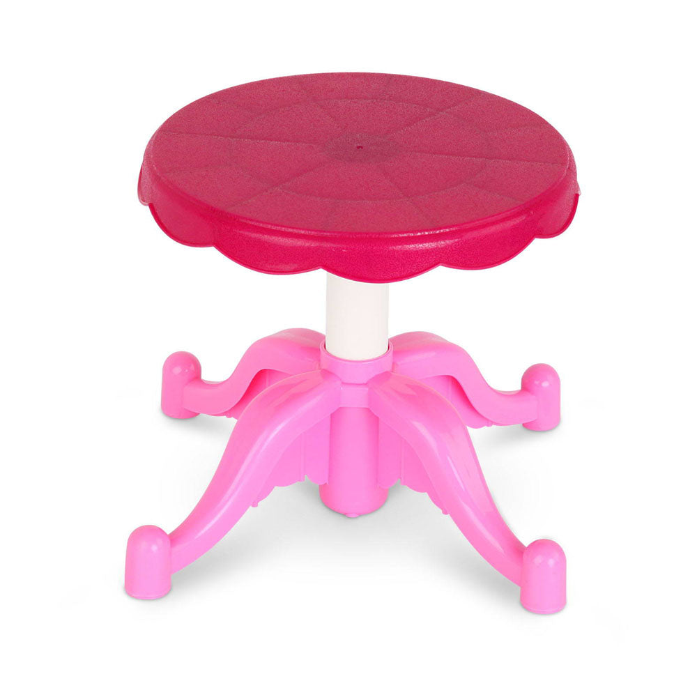 Keezi Kids Makeup Play Set Vanity Table Chair Pink