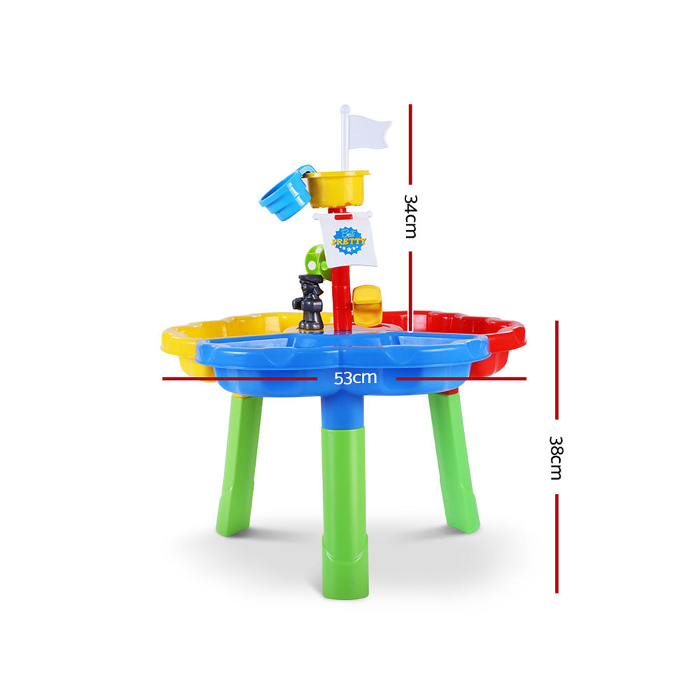 Keezi Kids Sandpit Water Table Outdoor Beach Toy