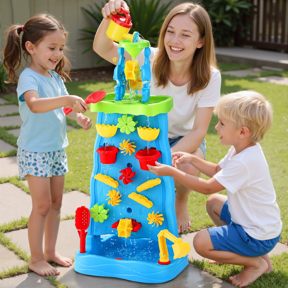 Keezi Kids Sand and Water Activity Table Multicolour