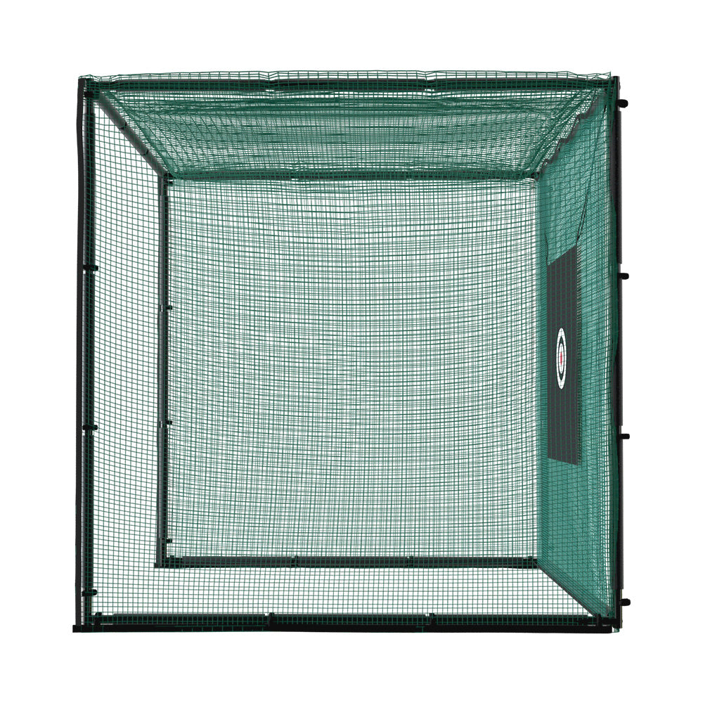Everfit 3m Golf Practice Net Steel Frame Black Green