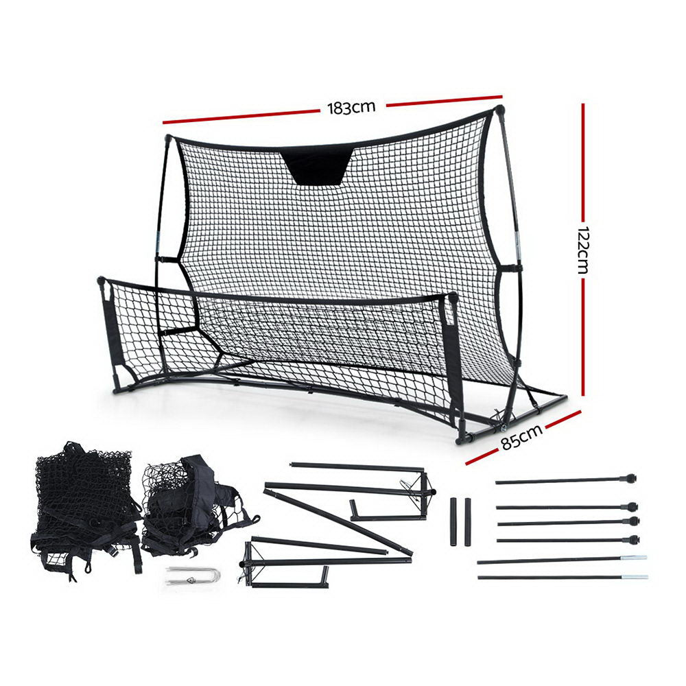 Everfit 1.8m Portable Soccer Rebounder Net Training Goal