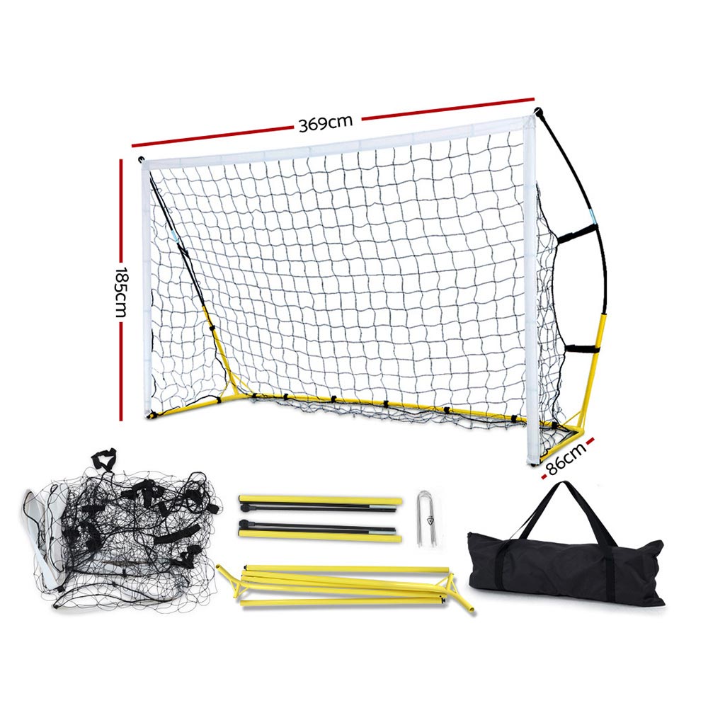 Everfit 3.6m Portable Soccer Goal Net Rebounder Training