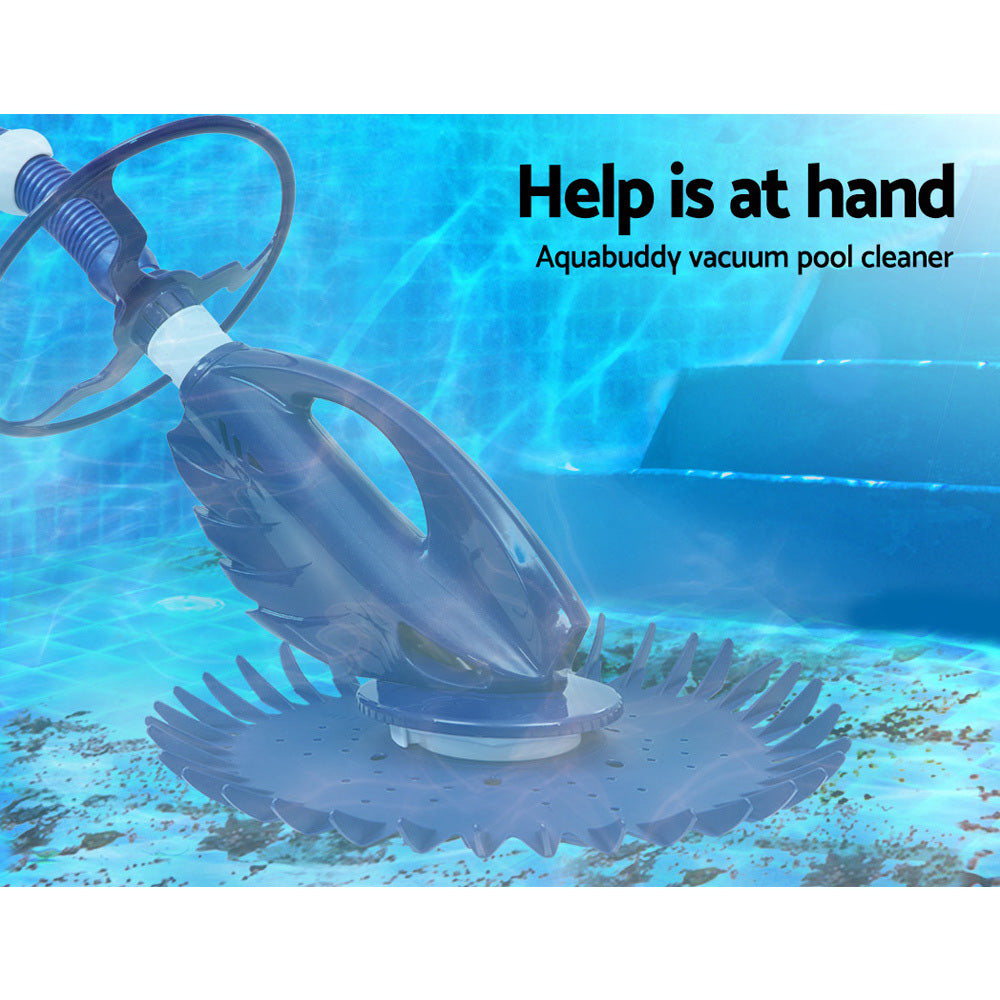 Aquabuddy Automatic Pool Cleaner 10m Hose Floor Wall Vacuum