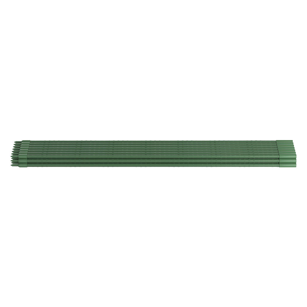 Green Fingers 92cm Metal Plant Stakes Set of 24 Green