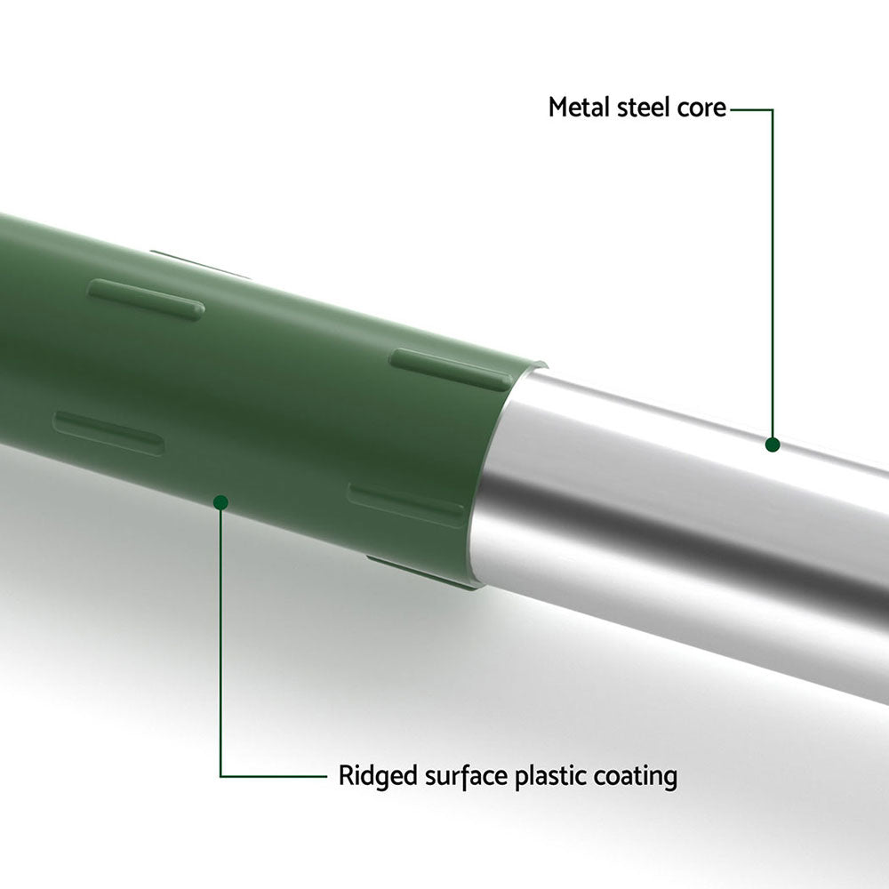 Green Fingers 92cm Metal Plant Stakes Set of 24 Green