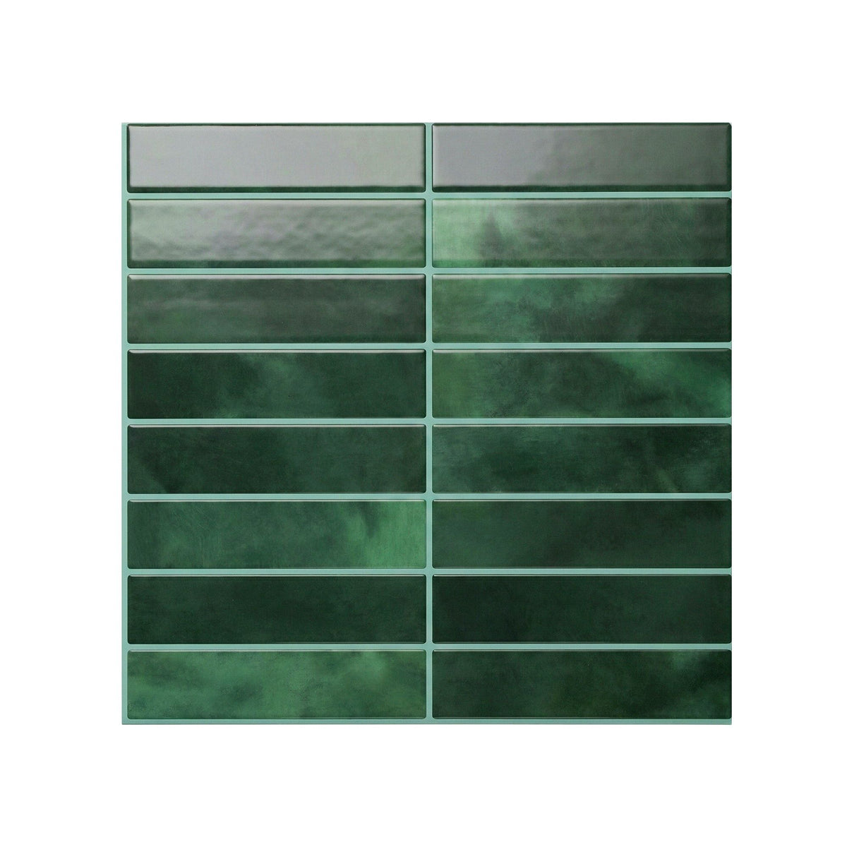 Artiss 3D Peel and Stick Wall Tiles, 10 Pack, Green