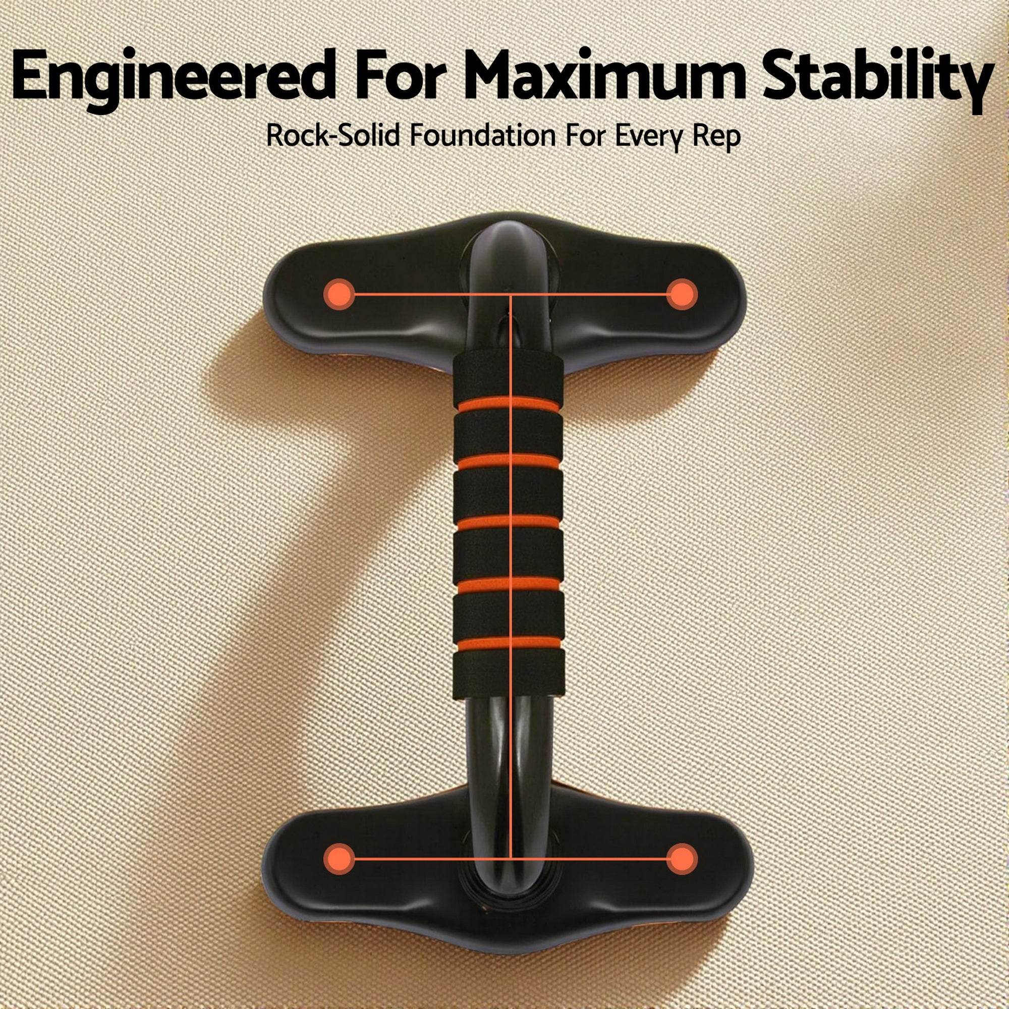 Everfit Push Up Bars Stands Parallel Handles Home Gym Fitness Strength Training