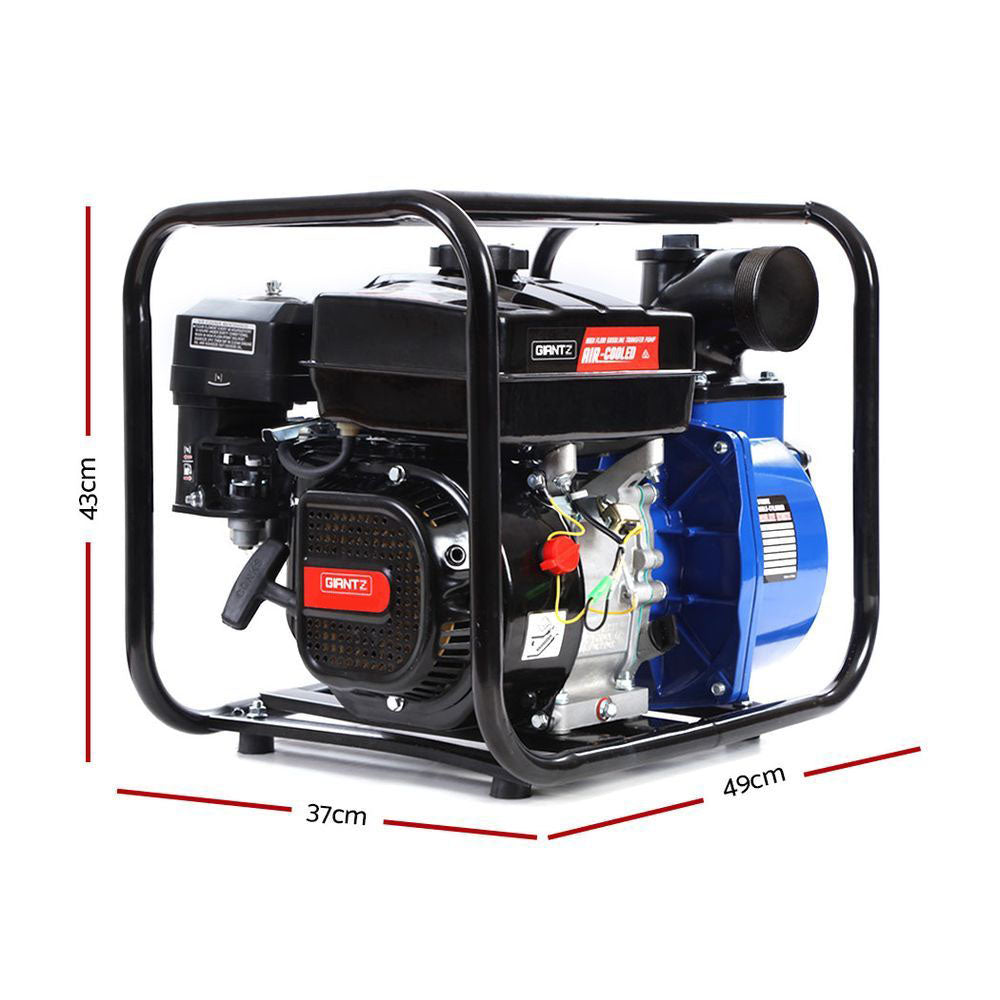 Giantz 3" Petrol Water Pump 7 Horsepower 210cc High Flow Blue