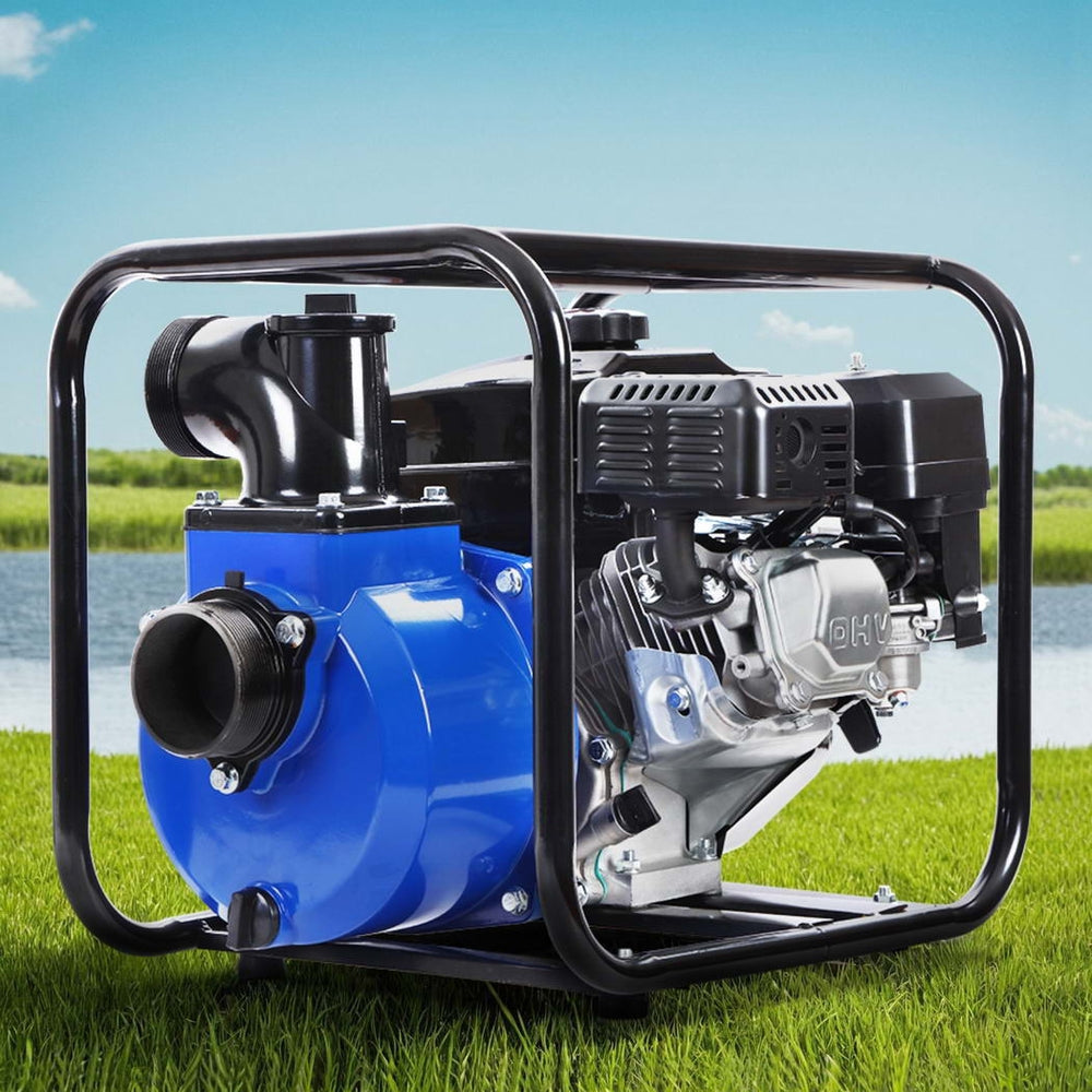 Giantz 3" Petrol Water Pump 7 Horsepower 210cc High Flow Blue