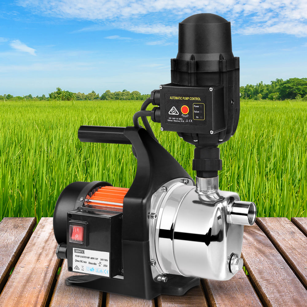 Giantz 800W Garden Water Pump High Pressure Black
