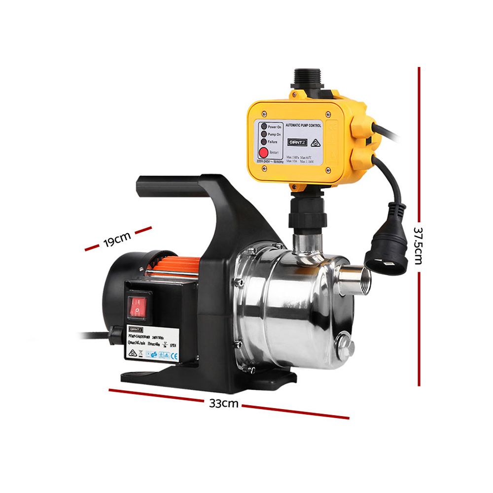 Giantz Garden Water Jet Pump 800W High Pressure Yellow